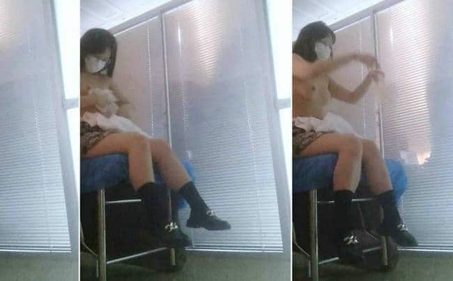 【医院流出】小姐姐第一次乳房B超❤️把内衣全脱了【165M】